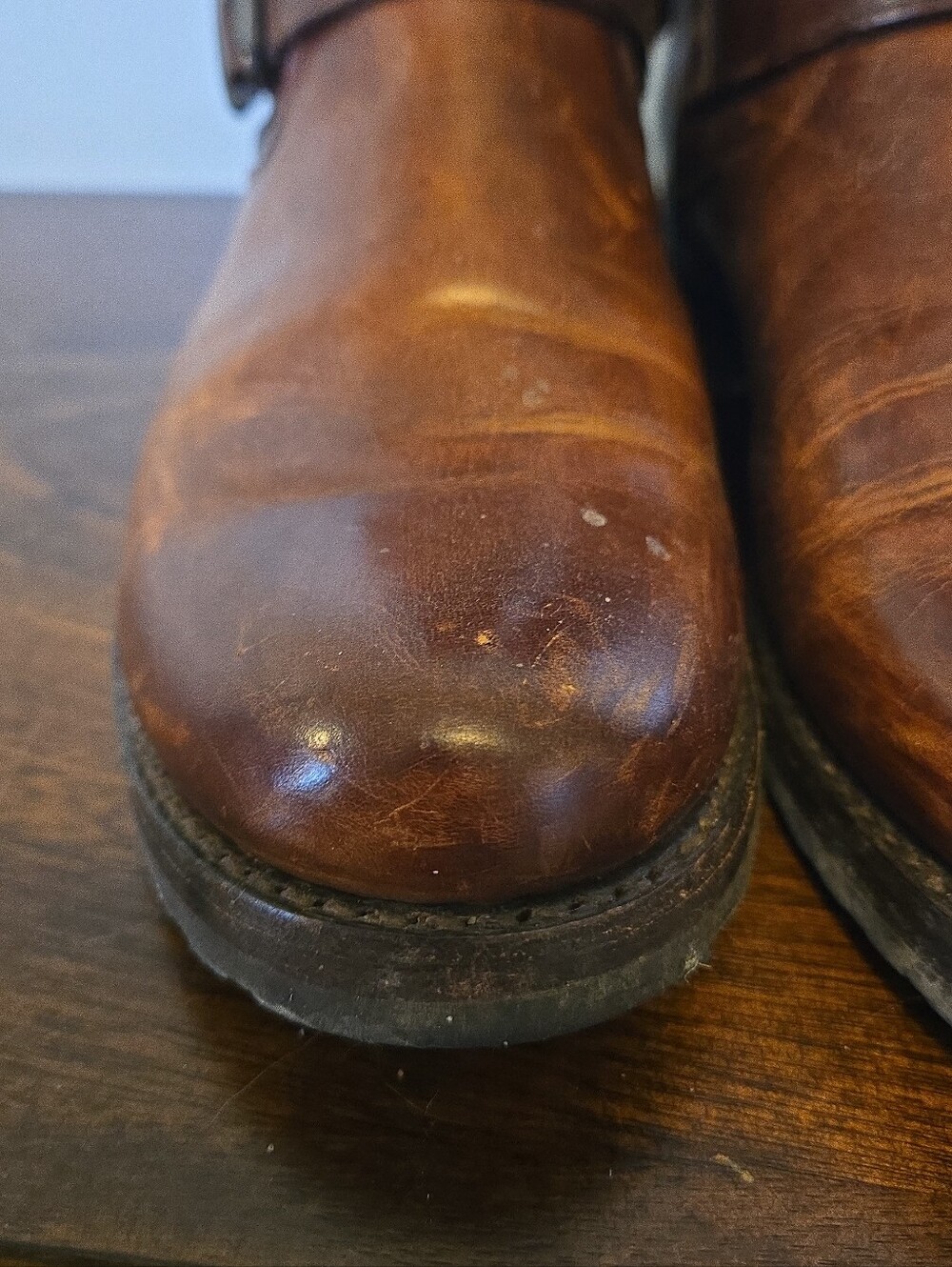FRYE Veronica Short Boot Leather Antique Brown Womens 9 - Picture 4 of 11